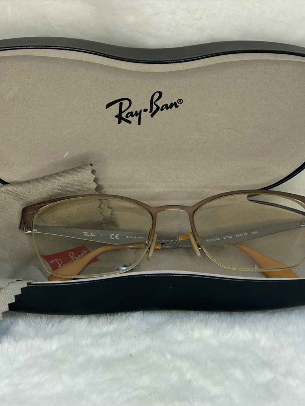 RAYBAN 6345 POLISHED BRONZE COPPER FRAMES